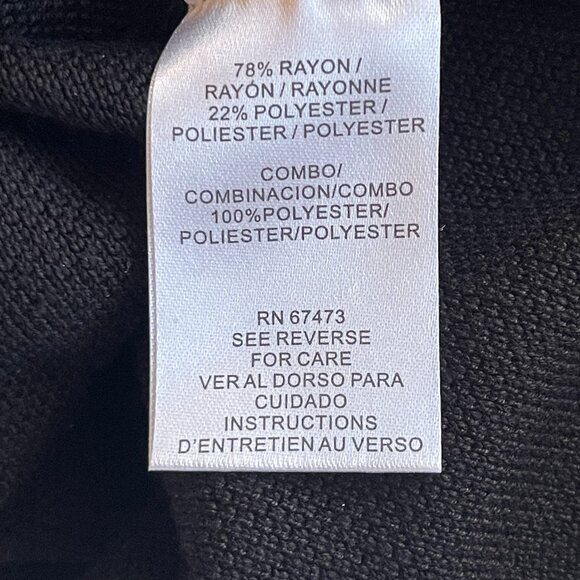 Taylor EUC 3X Black & White Sweater Dress with Bow front - Picture 11 of 11